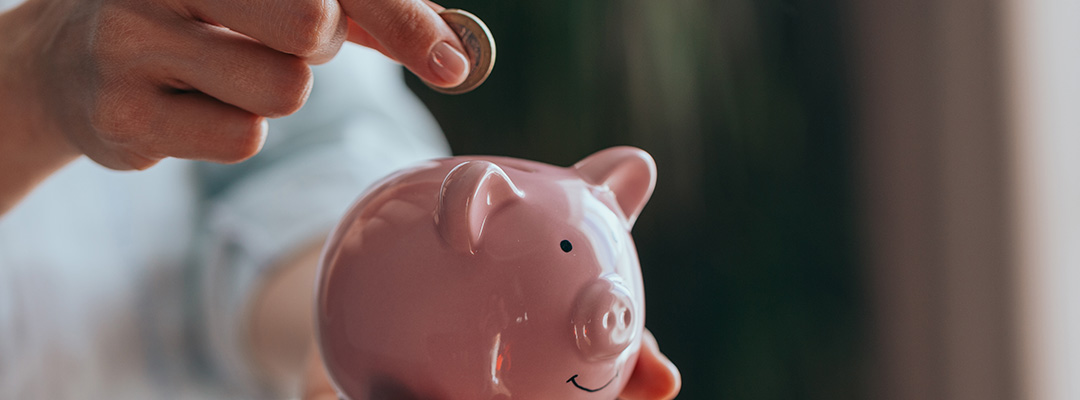 Saving account banner